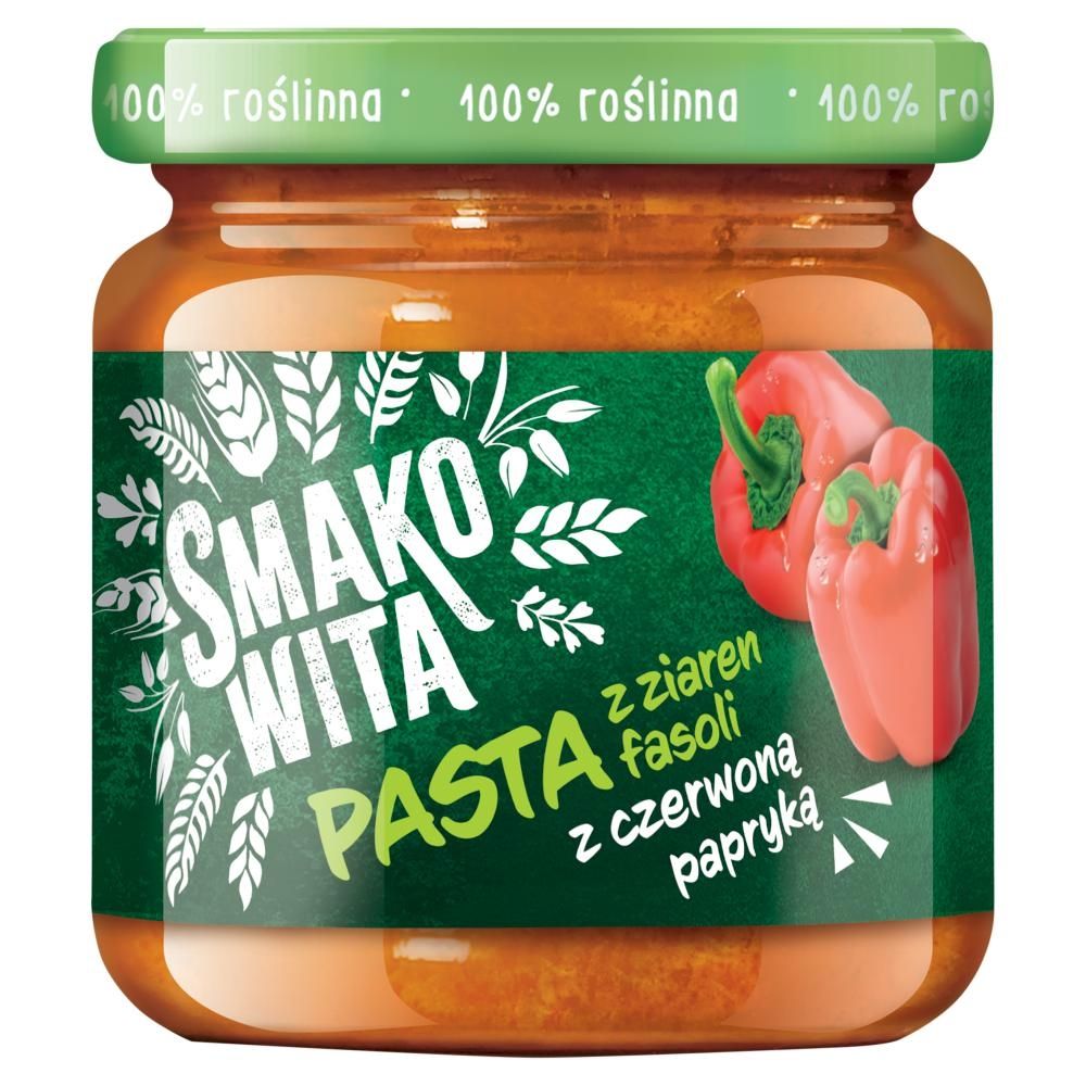 Smakowita Pasta z ziaren fasoli z czerwoną papryką 180 g