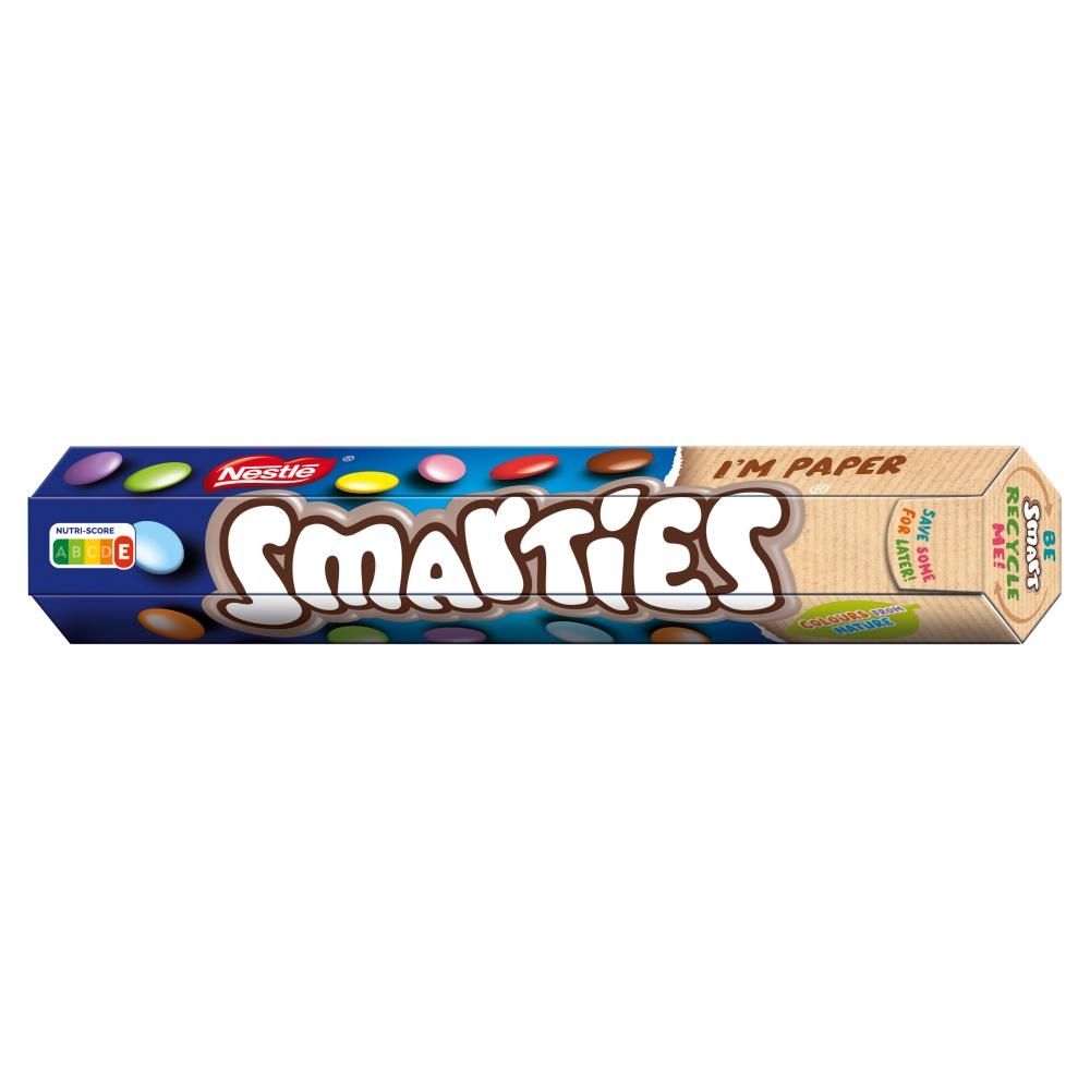 Smarties Mleczna czekolada w chrupiących cukrowych skorupkach 130 g