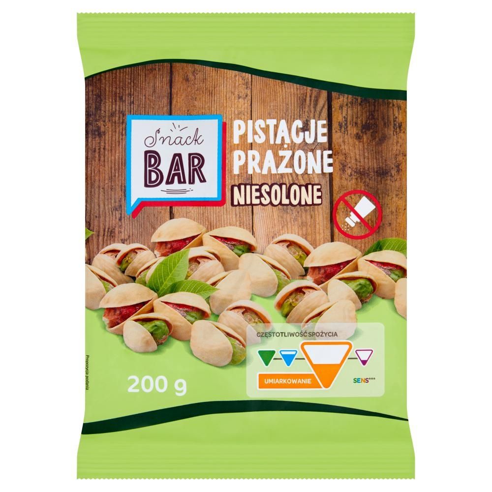 Snack Bar Pistacje prażone niesolone 200 g