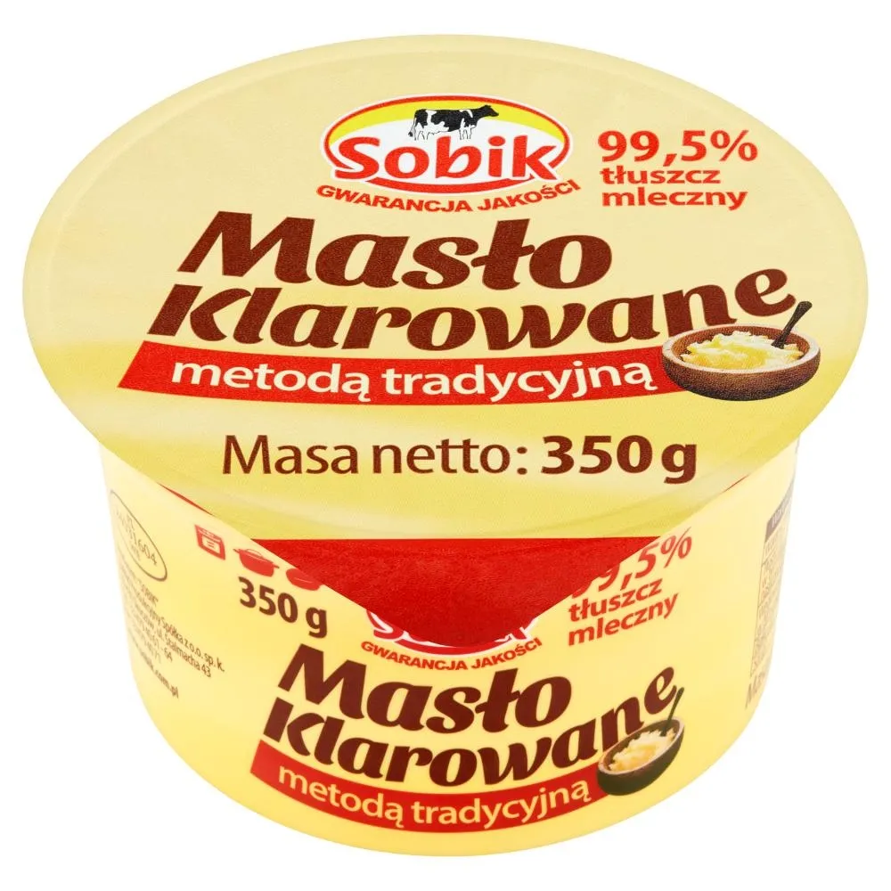 Sobik Masło klarowane metodą tradycyjną 350 g