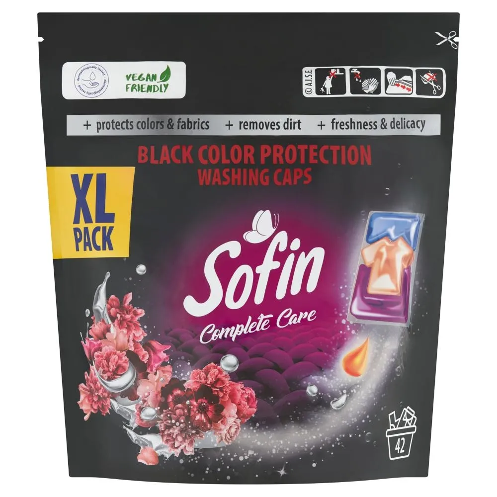 Sofin XL Complete Care Black Color Protection Kapsułki do prania 1008 g (42 x 24 g)