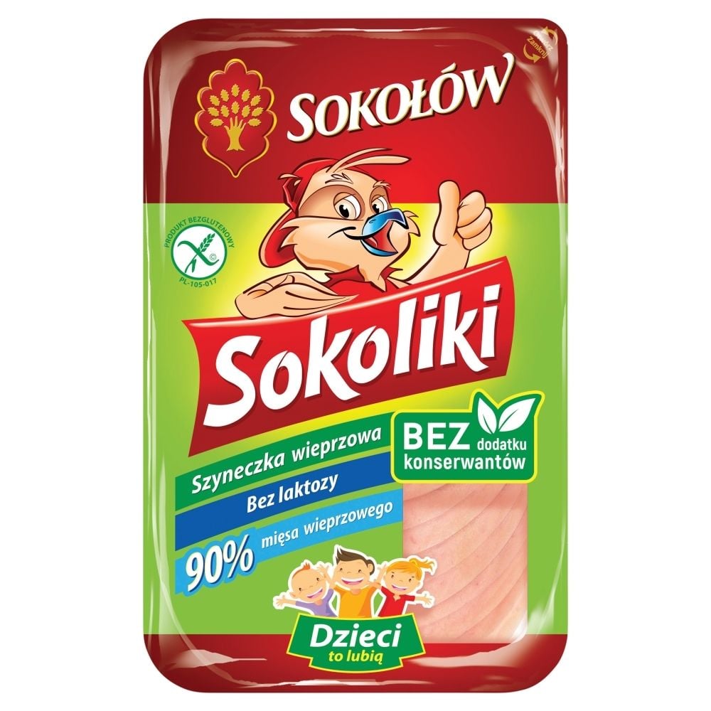 Sokołów Sokoliki Szyneczka wieprzowa 100 g