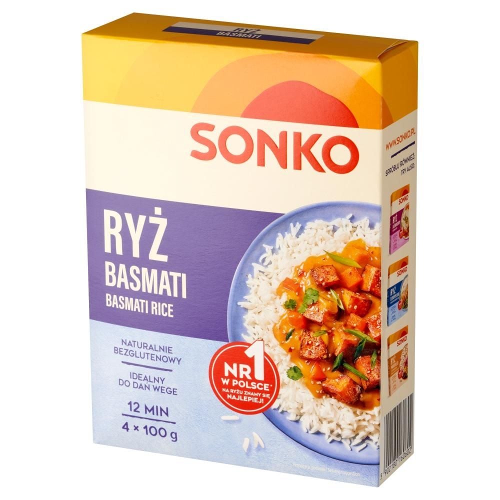 Sonko Ryż basmati 400 g (4 x 100 g)