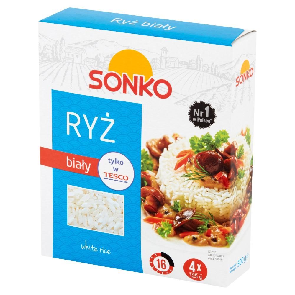 Sonko Ryż biały 500 g (4 x 125 g)