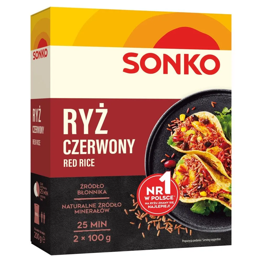 Sonko Ryż czerwony 200 g (2 x 100 g)