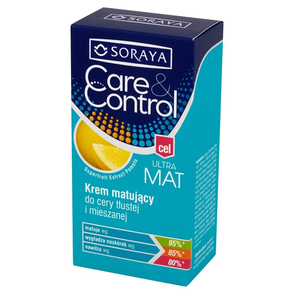 Soraya Care&Control Krem matujący do cery tłustej i mieszanej 50 ml