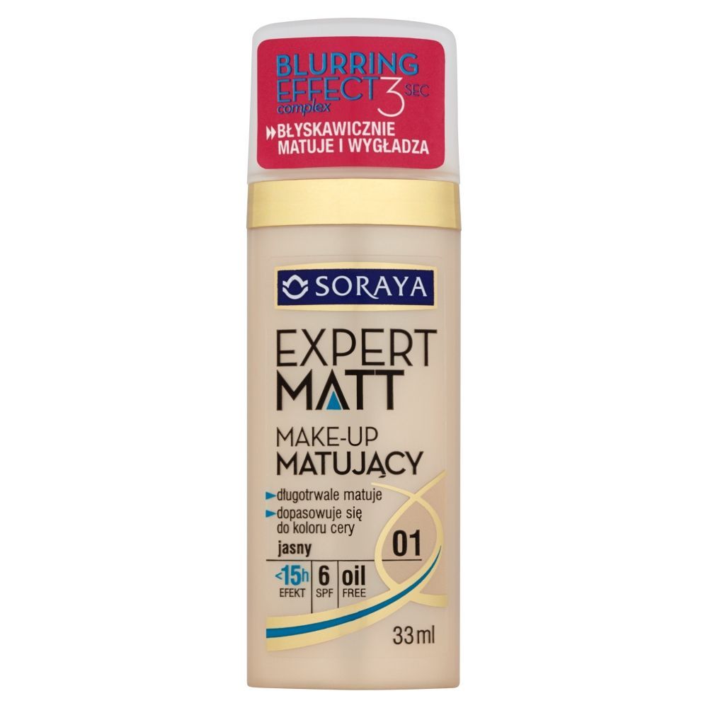 Soraya Expert Matt Make-up matujący 01 jasny 33 ml