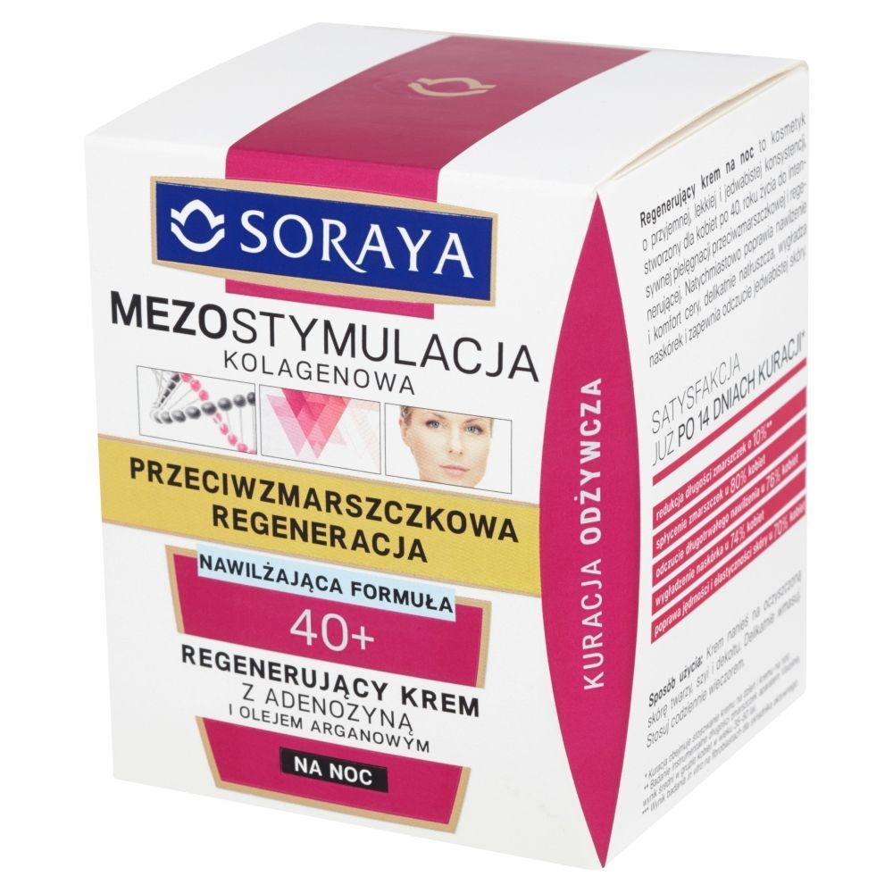 Soraya Mezostymulacja kolagenowa 40+ Regenerujący krem na noc 50 ml