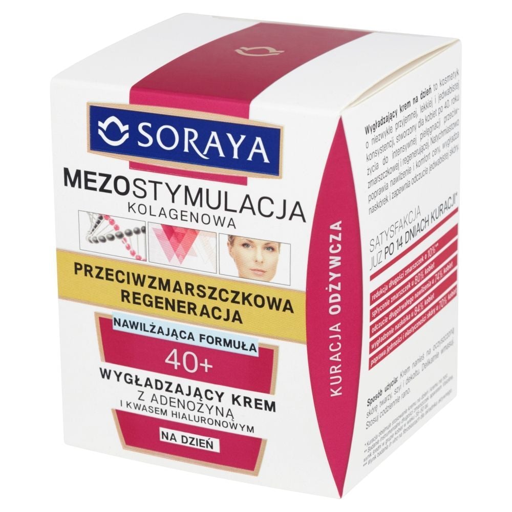 Soraya Mezostymulacja kolagenowa 40+ Wygładzający krem na dzień 50 ml