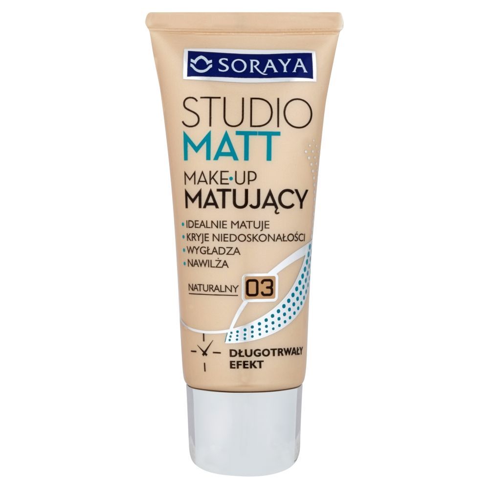 Soraya Studio Matt Make-up matujący 03 naturalny 30 ml