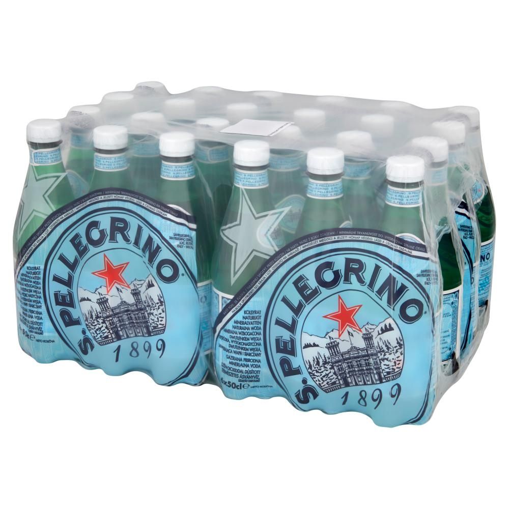 S.Pellegrino Naturalna woda mineralna gazowana 24 x 500 ml