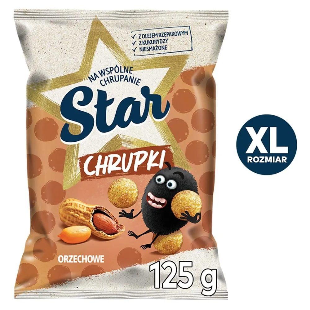 Star Chrupki kukurydziane orzechowe 125 g