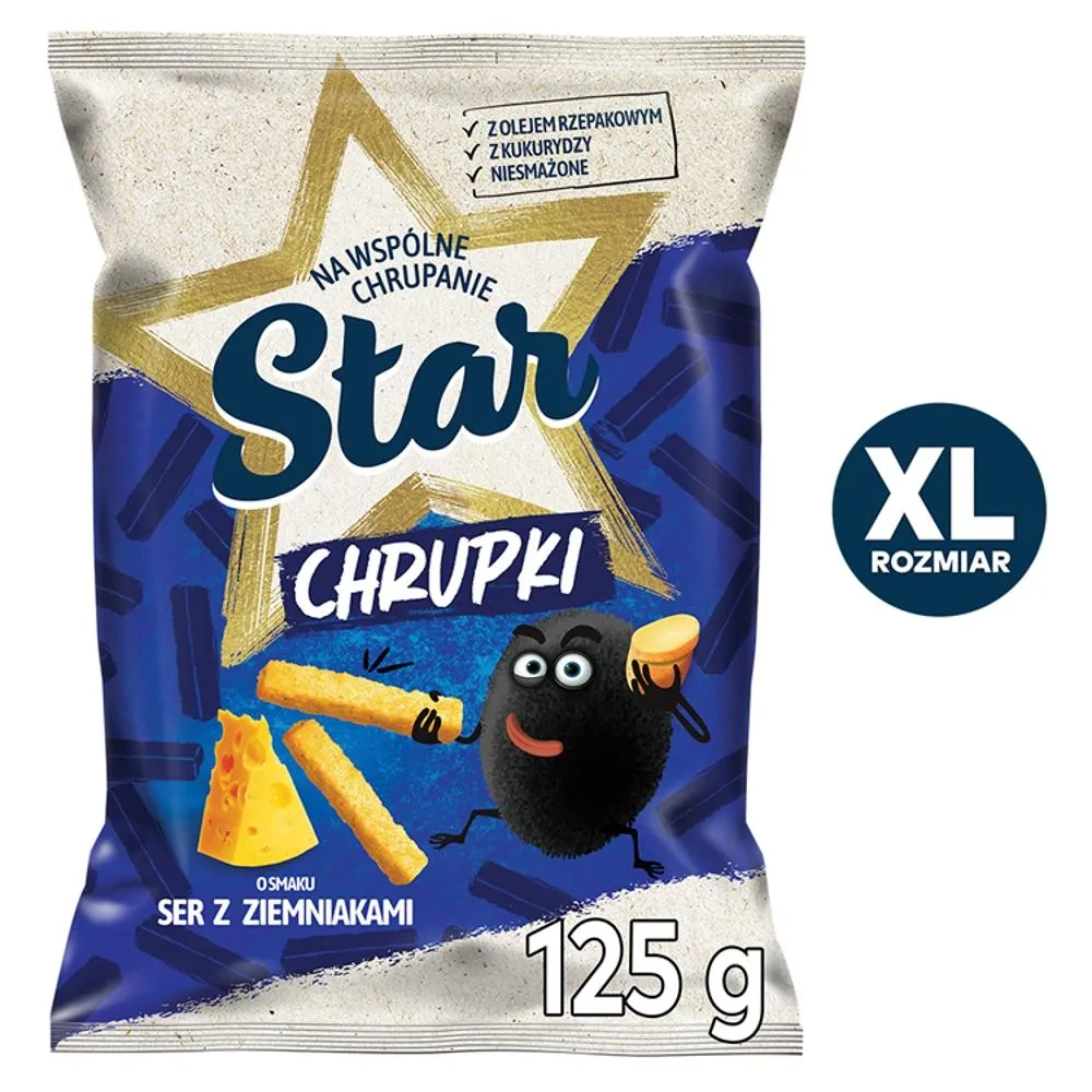 Star Chrupki o smaku ser z ziemniakami 125 g