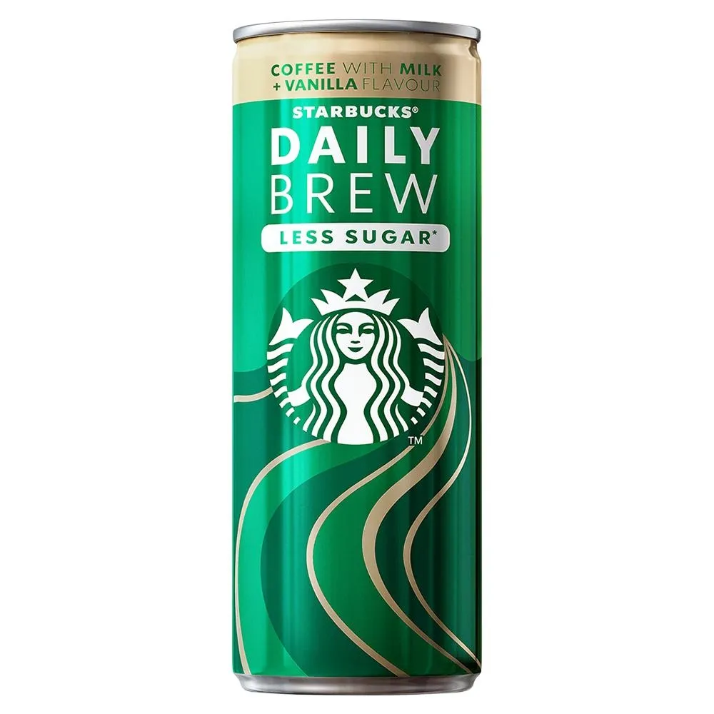 Starbucks Daily Brew Mleczny napój kawowy o smaku waniliowym 250 ml