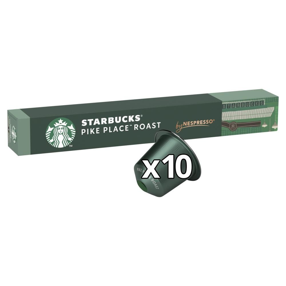 Starbucks Pike Place Roast Palona i mielona kawa 53 g (10 sztuk)