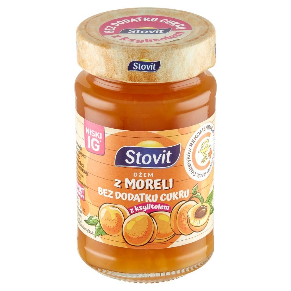 Stovit Dżem bez dodatku cukru z moreli 250 g