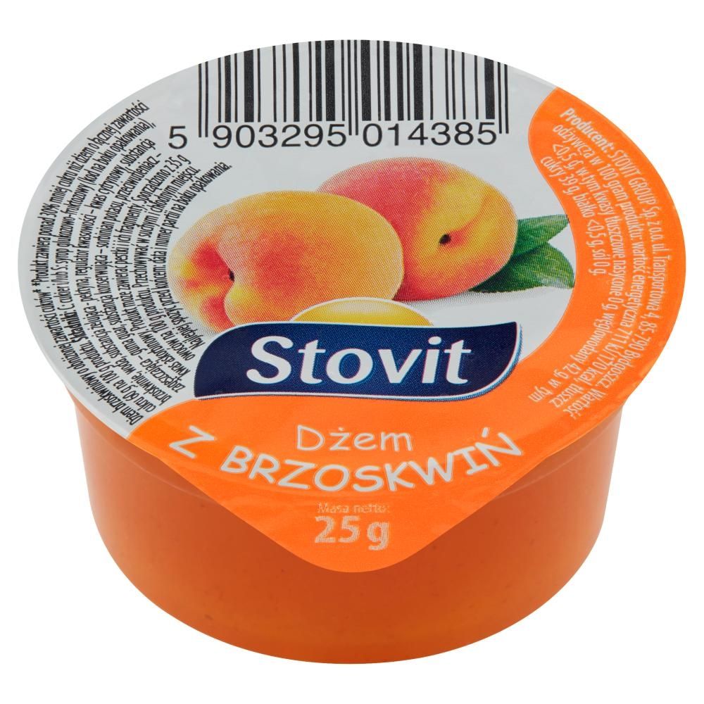 Stovit Dżem z brzoskwiń 25 g