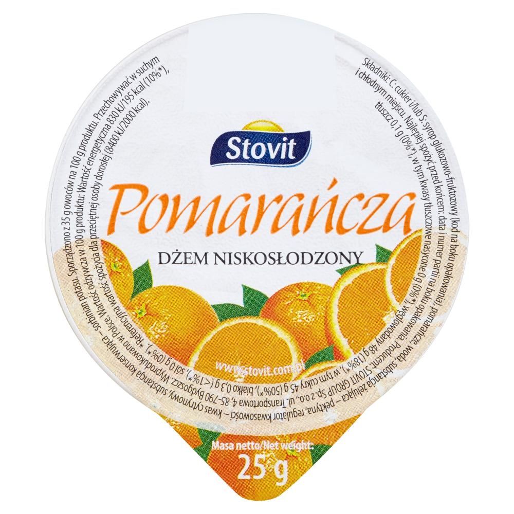 Stovit Pomarańcza Dżem nisksłodzony 25 g