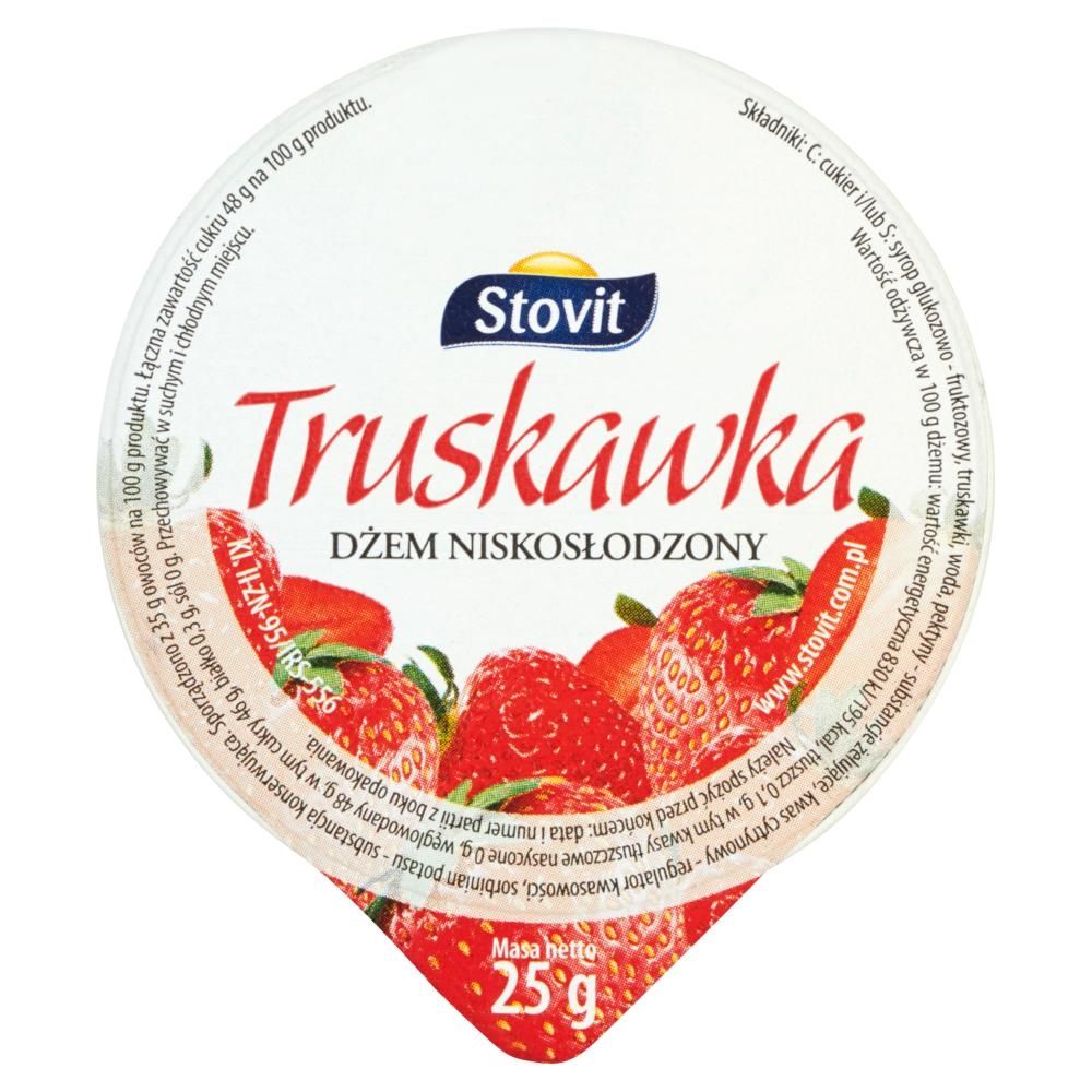 Stovit Truskawka Dżem niskosłodzony 25 g