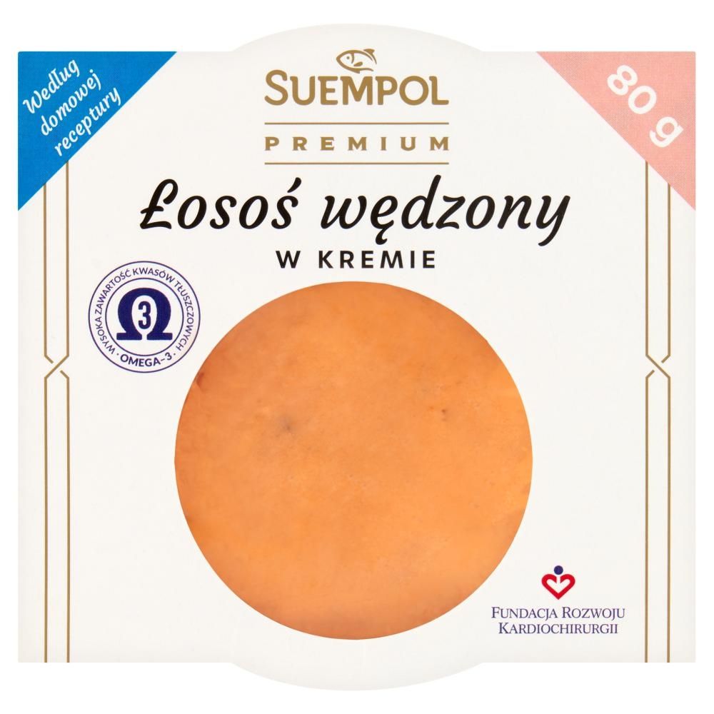 Suempol Premium Łosoś wędzony w kremie 80 g