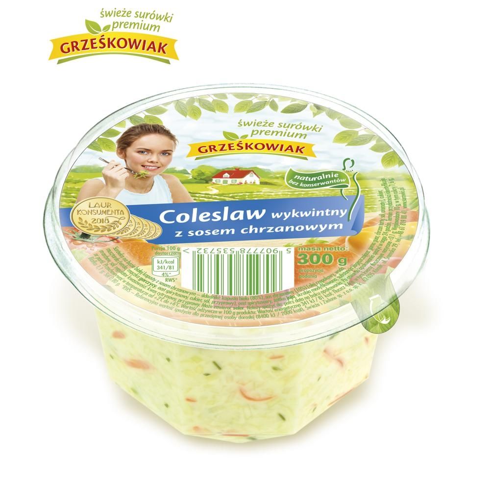 Surówka Colesław wykwintny z sosem chrzanowym 300 g