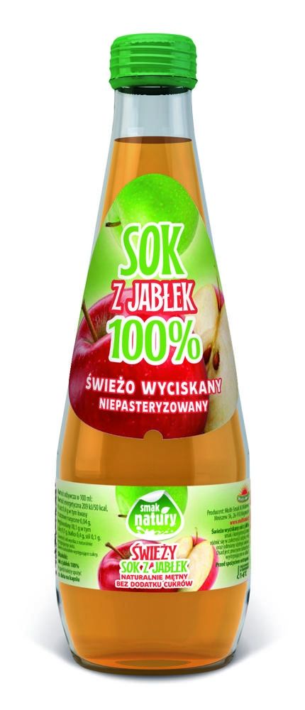 Świeży sok z jabłek 300 ml