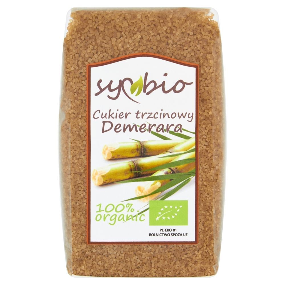 Symbio Cukier trzcinowy Demerara 500 g