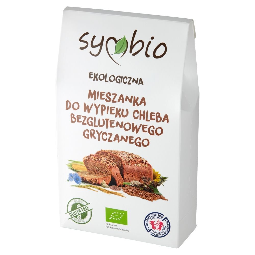 Symbio Ekologiczna mieszanka do wypieku chleba bezglutenowego gryczanego 470 g