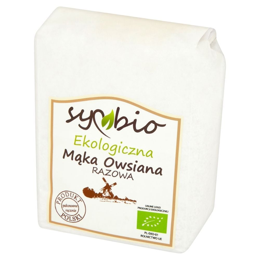 Symbio Mąka owsiana razowa ekologiczna 500 g