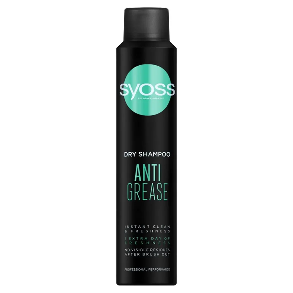 Syoss Anti Grease Suchy szampon do włosów przetłuszczających się 200 ml