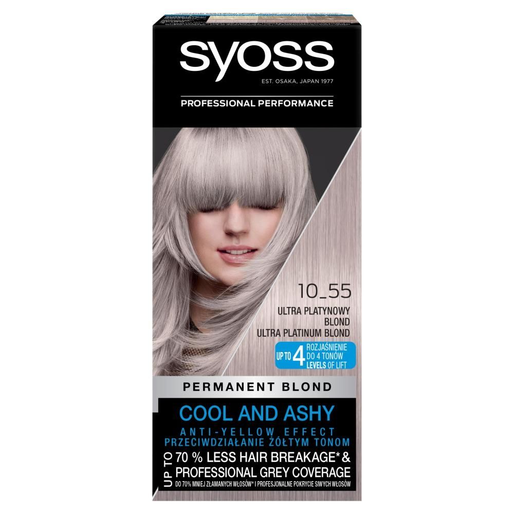 Syoss Farba do włosów ultra platynowy blond 10-55