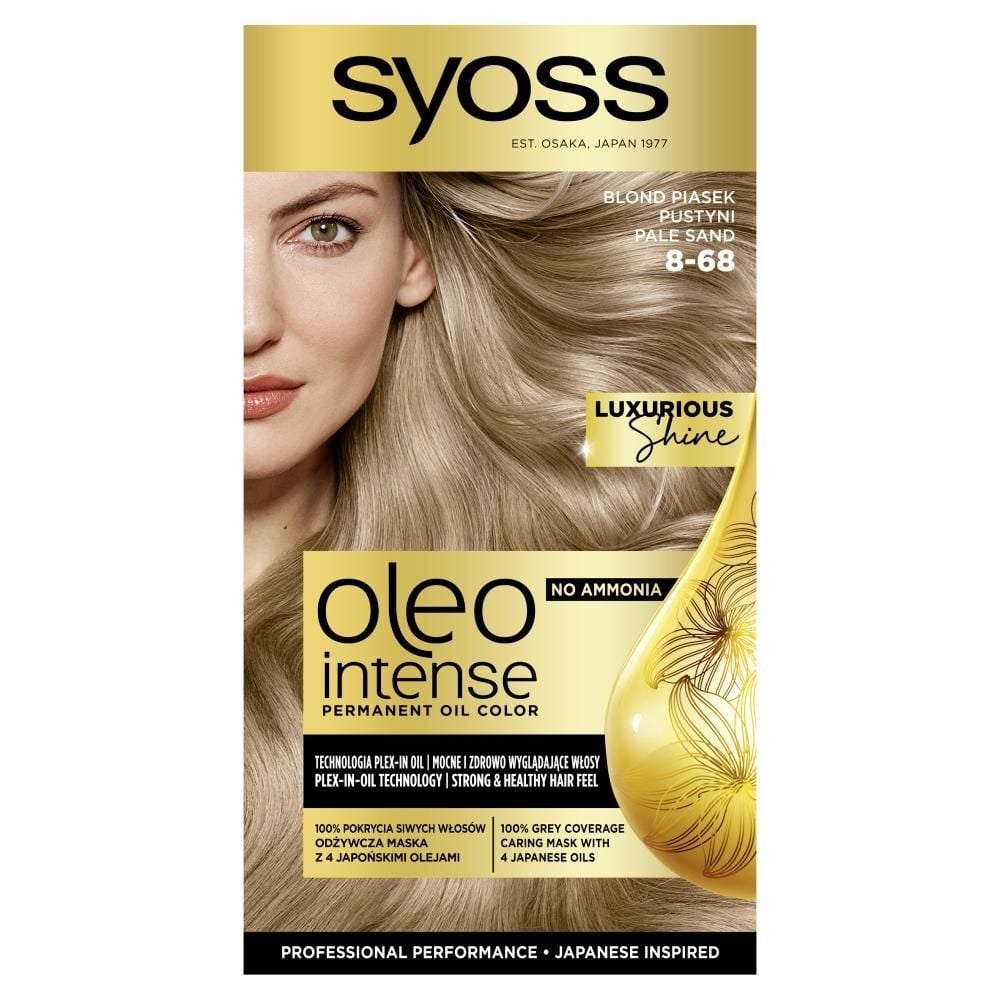 Syoss Oleo Intense Farba do włosów 8-68 blond piasek pustyni