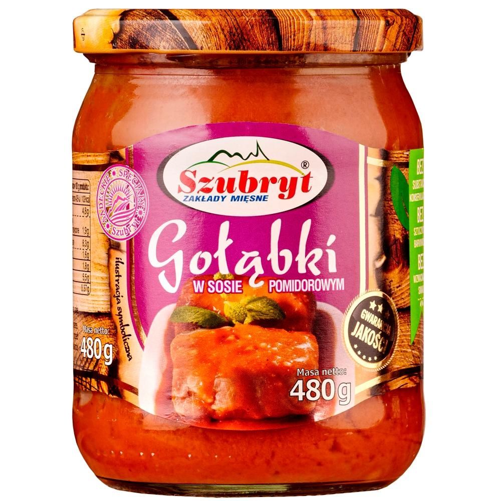 Szubryt Gołąbki w sosie pomidorowym 480 g