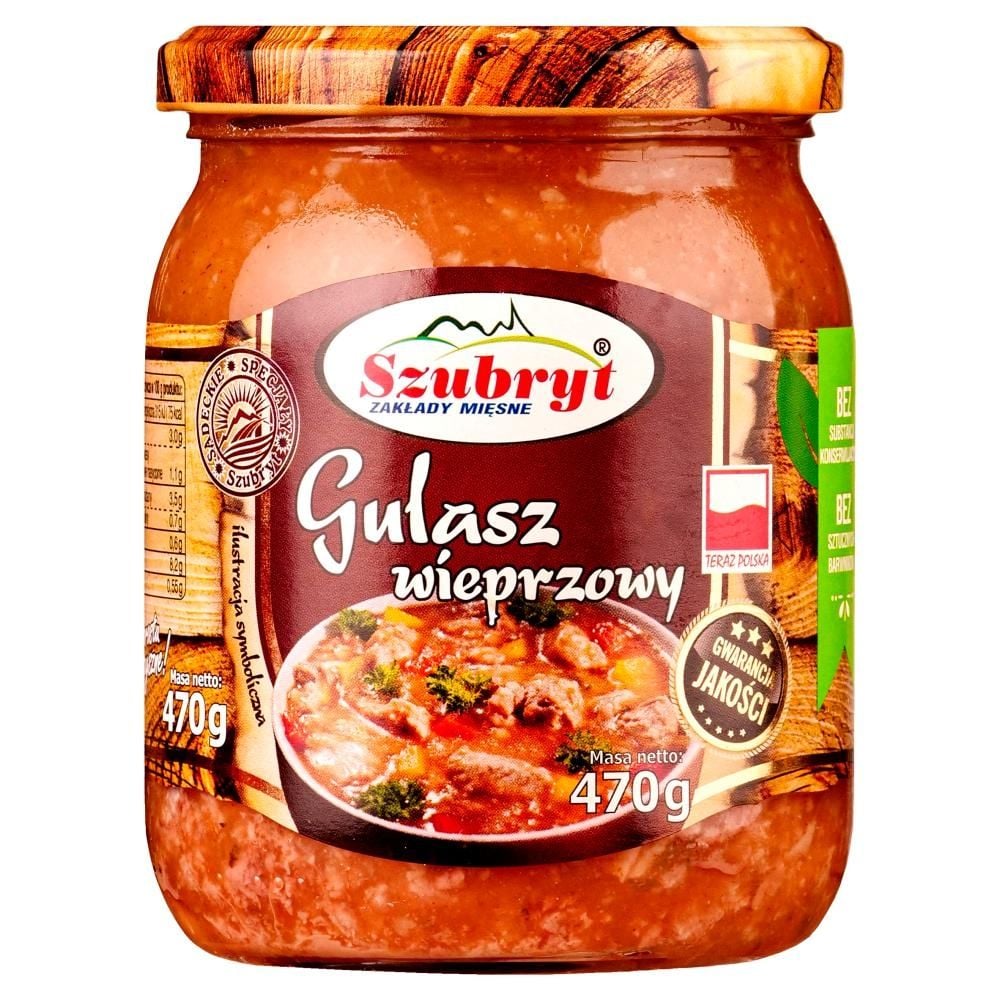 Szubryt Gulasz wieprzowy 470 g