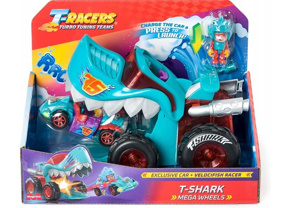 T-Racers Mega Wheels T Shark Magic Box