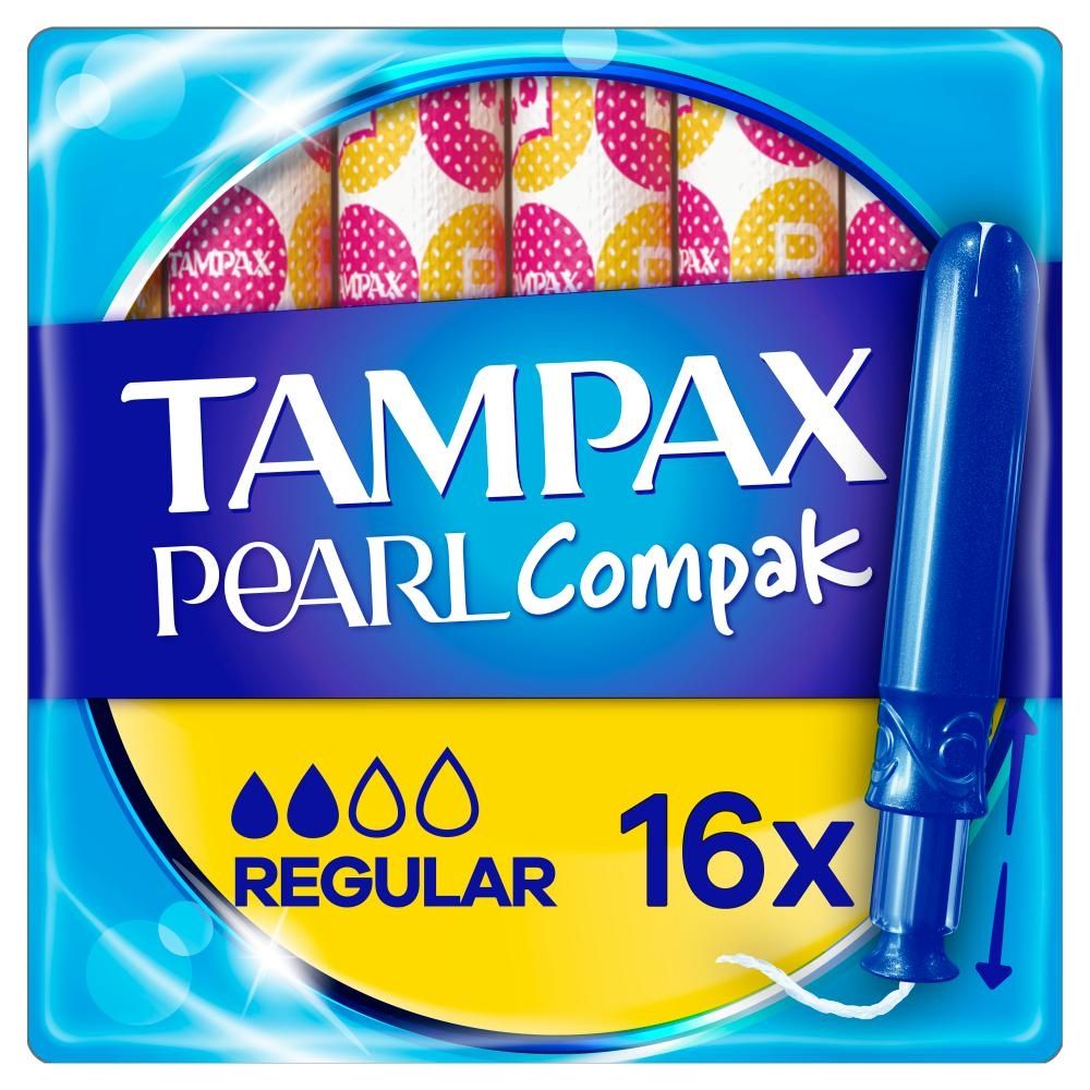 Tampax Compak Pearl Regular Tampony z aplikatorem, x16