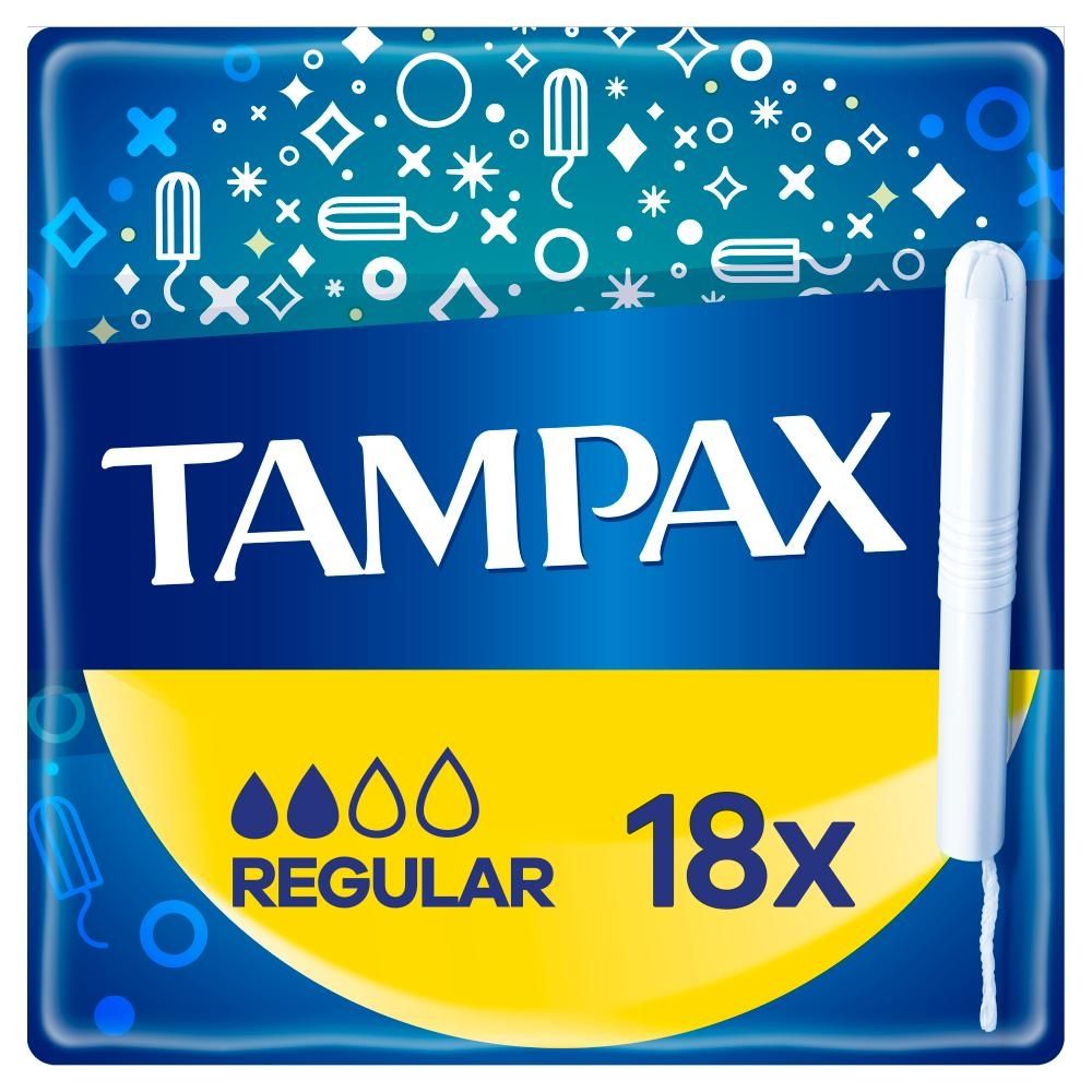 Tampax Regular Tampony z aplikatorem kartonowym, x18