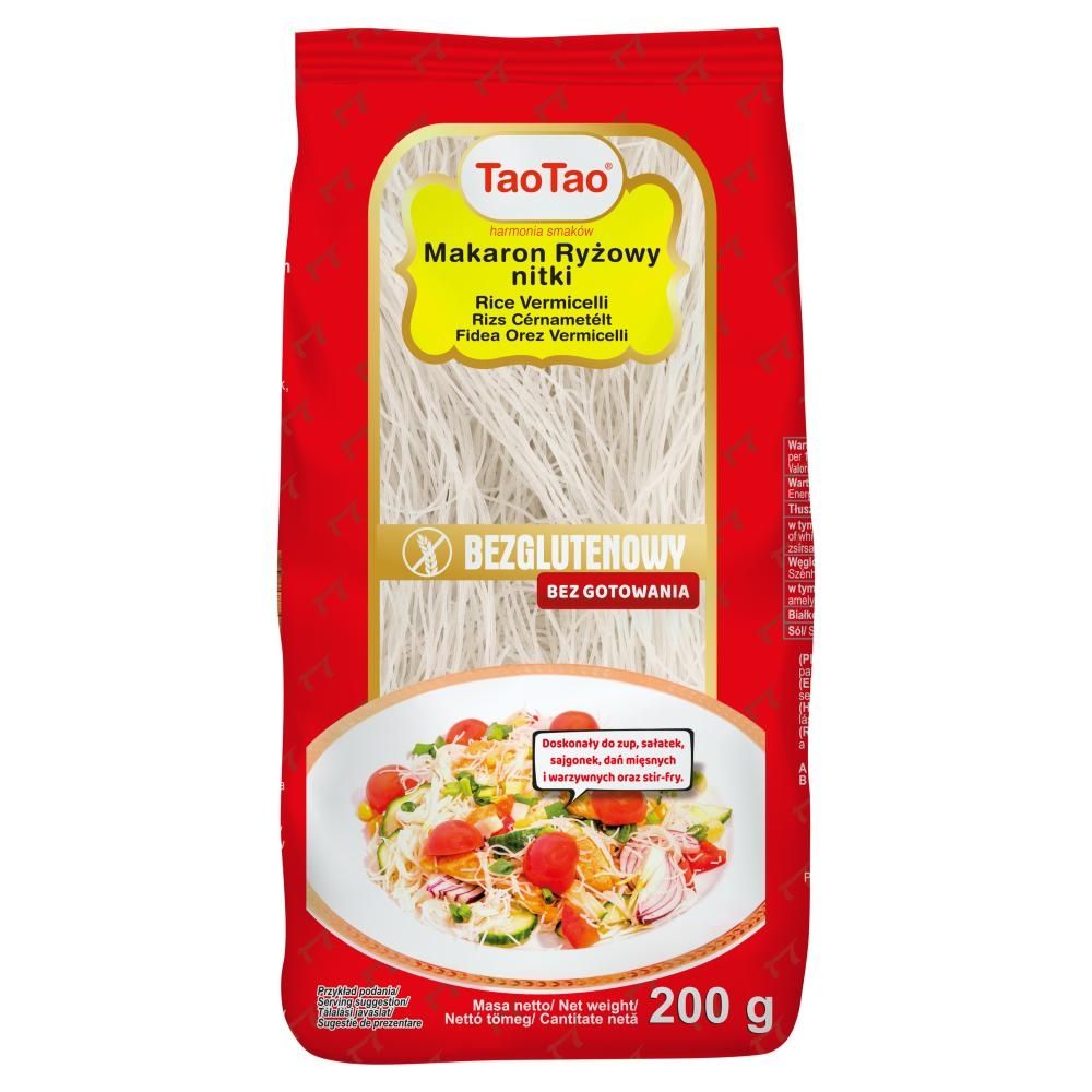 Tao Tao Makaron ryżowy nitki 200 g