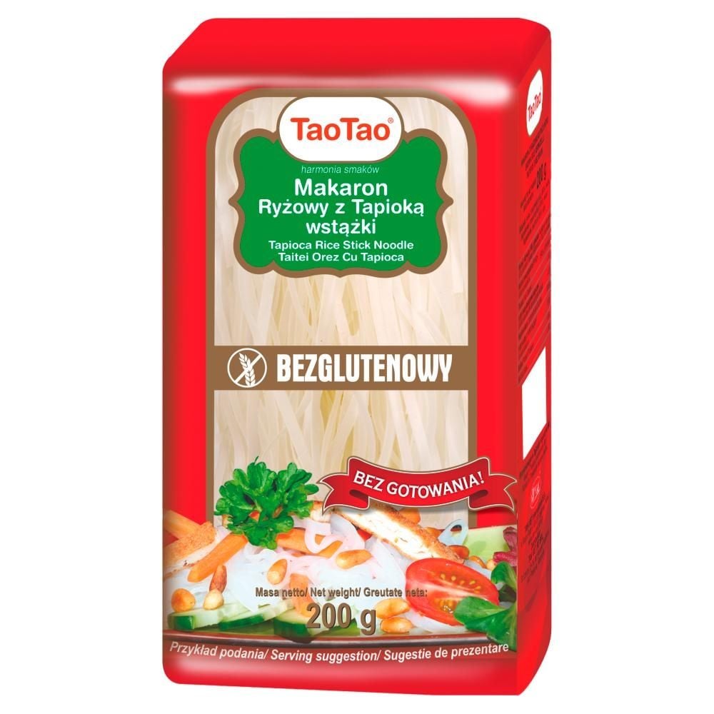 Tao Tao Makaron ryżowy z tapioką wstążki 200 g