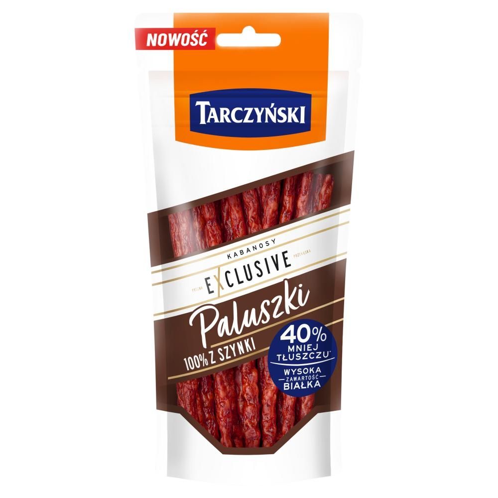 Tarczyński Kabanosy Exclusive paluszki 100 % z szynki 80 g