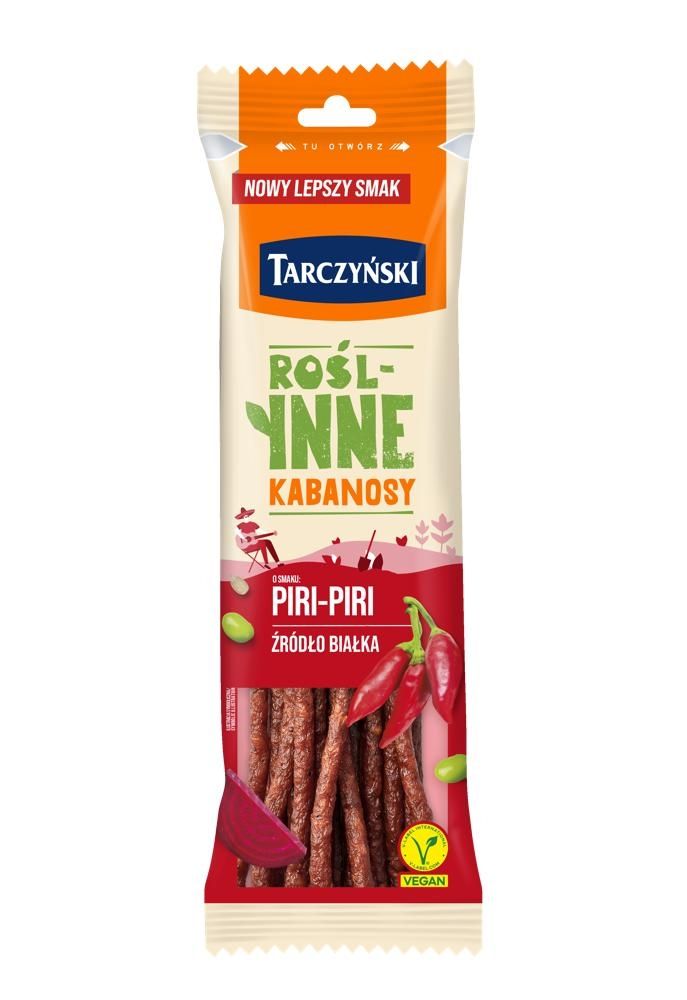 Tarczyński Roślinne kabanosy o smaku piri-piri 90 g