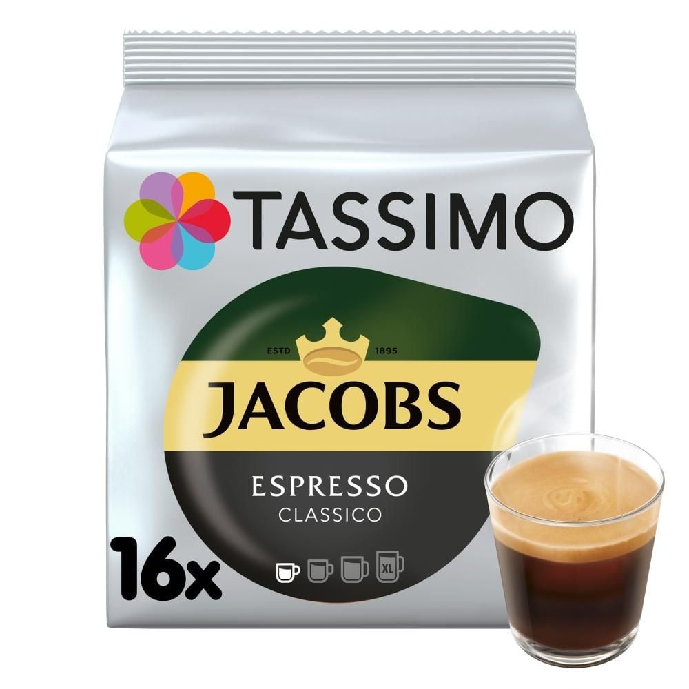 Tassimo Jacobs Espresso Classico Kawa mielona 118,4 g (16 kapsułek)