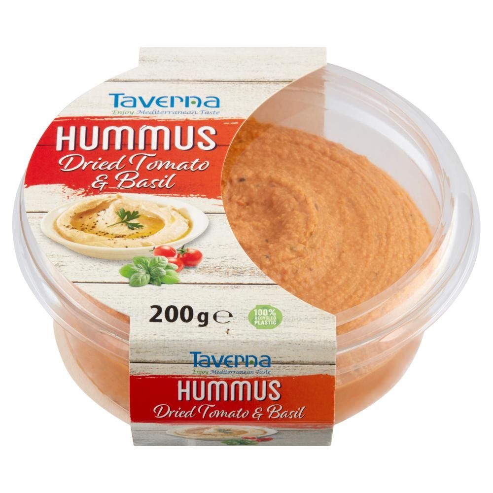 Taverna Dried Tomato & Basil Hummus 200 g