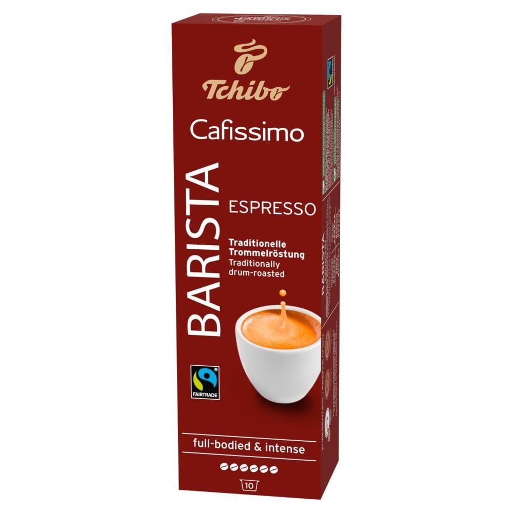 Tchibo Cafissimo Barista Espresso Kawa palona mielona w kapsułkach 80 g (10 x 8 g)