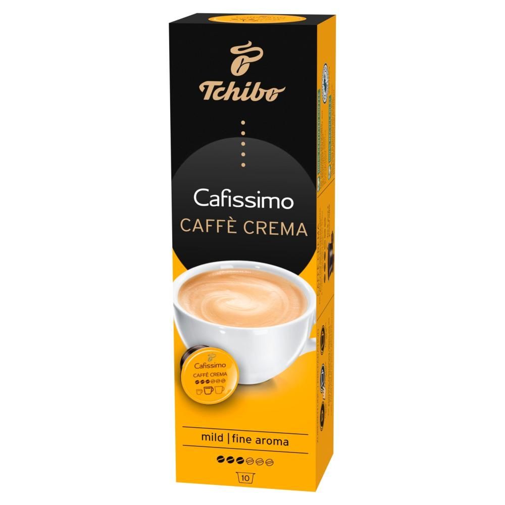 Tchibo Cafissimo Caffè Crema Fine Aroma Kawa palona mielona w kapsułkach 70 g (10 x 7 g)