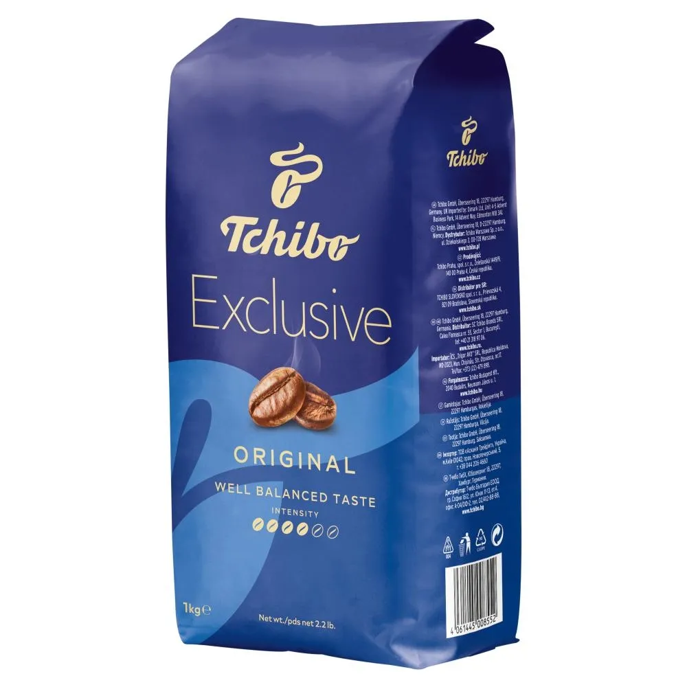 Tchibo Exclusive Original Kawa palona ziarnista 1000 g