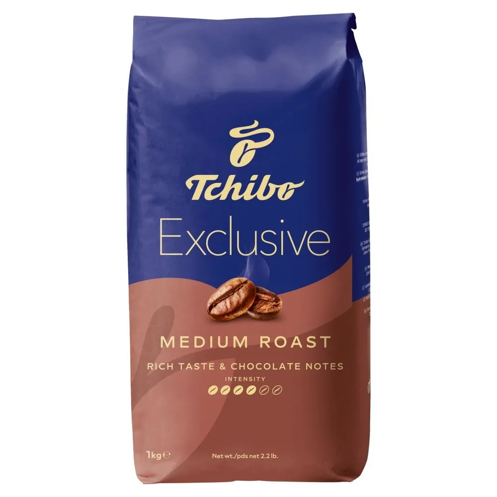 Tchibo Exclusive Medium Roast Kawa palona ziarnista 1000 g