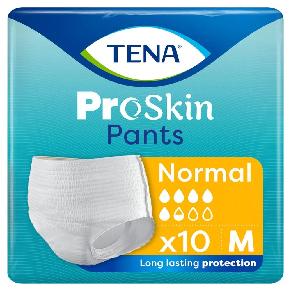 TENA ProSkin Pants Normal majtki chłonne M 10 sztuk