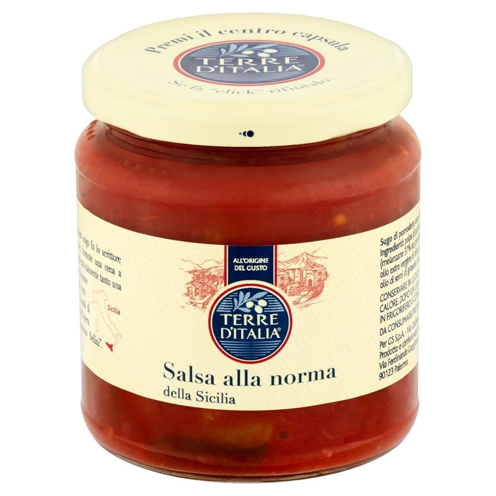 Terre d'Italia Sos pomidorowy z bakłażanem 290 g