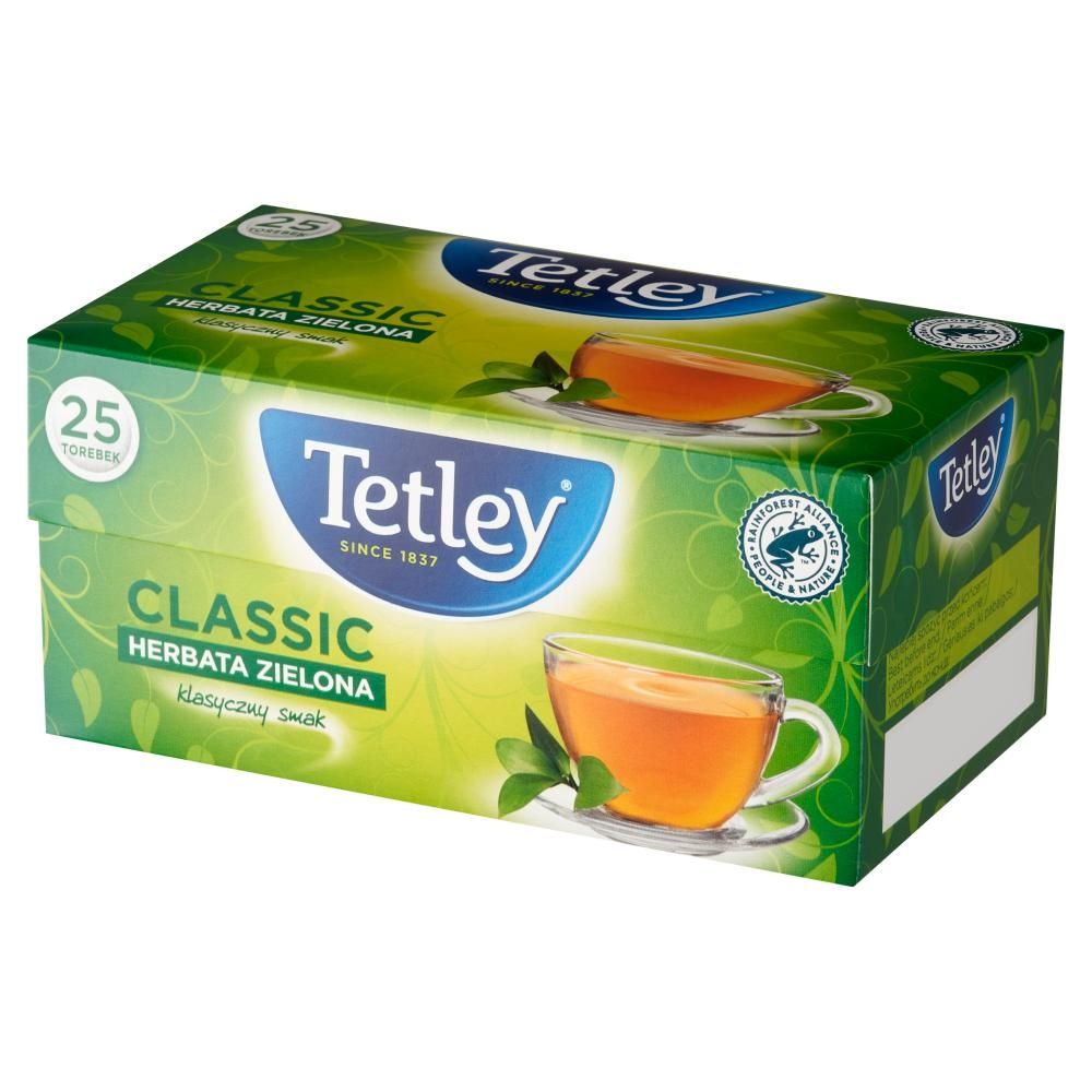 Tetley Classic Herbata zielona 37,5 g (25 x 1,5 g)